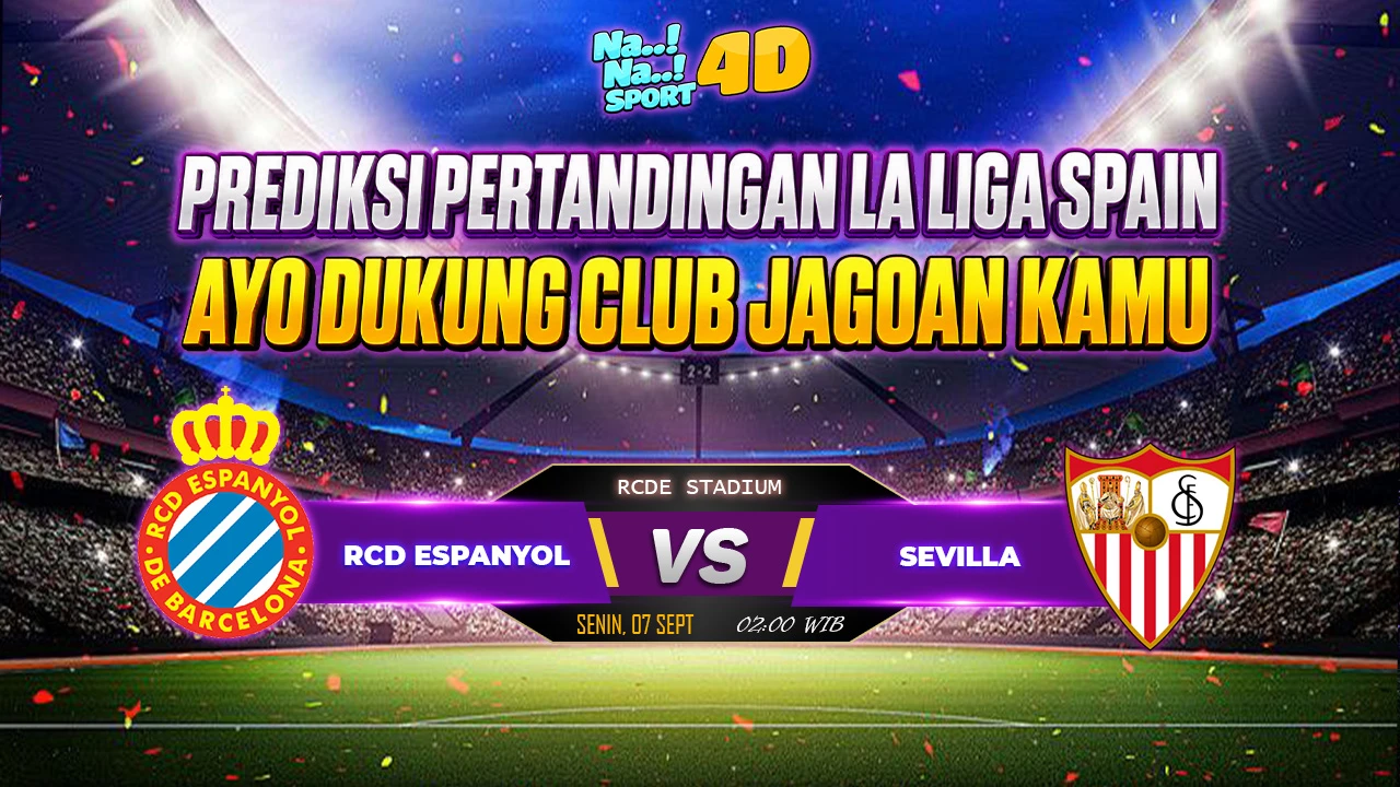 Prediksi Skor pertandingan  LA LIGA SPAIN ( RCD Espanyol VS Sevilla)